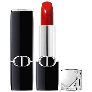 DIOR Addict Rouge Couture Refillable Lipstick 999 Satin Full Size 3.5g NEW
